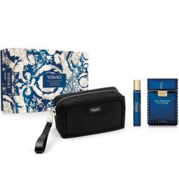 Versace Man Eau Fraiche Extreme Комплект (EDP 100ml + EDP 5ml + SG 150ml) за Мъже