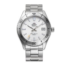 Orient RA-AC0Q03S Часовник - Спортен, Унисекс, Автоматичен, Бял циферблат, Стомана, Сапфир, 20 ATM