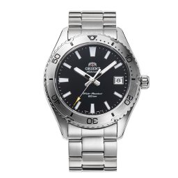 Часовник Orient RA-AC0Q01B - Спортен, Унисекс, Автоматичен, Черен циферблат, Стомана, Сапфир, 20 ATM