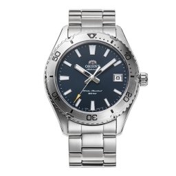 Часовник Orient RA-AC0Q02L - Спортен, Унисекс, Автоматичен, Син циферблат, Стомана, Сапфир, 20 ATM