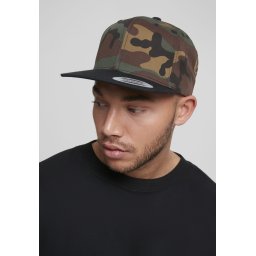 Classic Snapback 2-Tone Camo Green Camo/Black