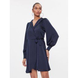 Vila Коктейлна рокля Ravenna 14084510 Тъмносин Regular Fit