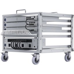 UniFi open frame 6U mobile rack, tool less