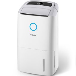 Обезвлажнител на въздух Philips DE5305/11, 245W, 4l резервоар, 3 скорости, таймер, подходящ за помещения с площ до 270m², бял