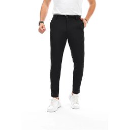 34895 Dewberry Ids Lycra Mens Trousers-BLACK