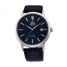 Orient RA-AC0F06L Мъжки часовник - Contemporary, Автоматичен, Тъмносин циферблат, Син кожа, 22 камъка
