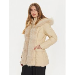 Marciano Guess Пухено яке Zoe 4BGL41 7188A Бежов Regular Fit