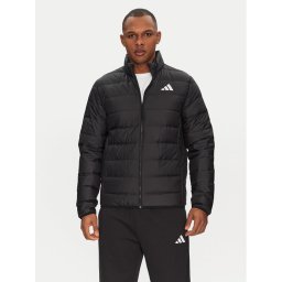 adidas Пухено яке Essentials JD1046 Черен Slim Fit