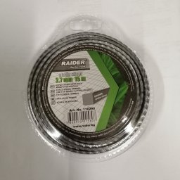 Корда за моторна коса, квадратна усилена Platin - silver 2.7mm х 15m 110290