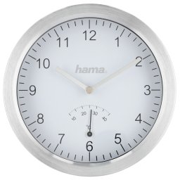 Hama Aluminium, 186414 Стенен Часовник за Баня
