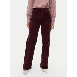 Vero Moda Текстилни панталони Tessa 10315350 Виолетов Wide Leg
