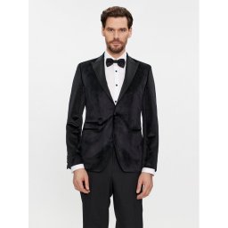 KARL LAGERFELD Сако 155270 541009 Черен Slim Fit