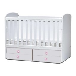 Бебешка кошара Деси 60/120 бяла