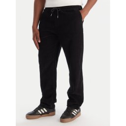 Quiksilver Текстилни панталони Taxer EQYNP03315 Черен