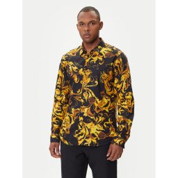 Versace Jeans Couture Риза 79GAL2S0 NS698 Черен Regular Fit