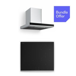 Klarstein Verosteel индукционен плот + Verosteel абсорбатор | 60 см (10047433+10047407)