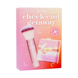 Benefit Shellie Blush Cheek-End Getaway подаръчен комплект: руж Shellie Blush 6 g + козметична четка Multitasking Cheek Brush 1 бр нюанс Warm Seashell-Pink