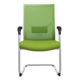 Посетителски стол RFG Snow M, до 120кг, дамаска/меш, зелен, 2 броя в комплект