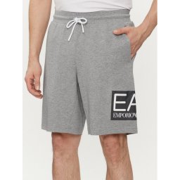 EA7 Emporio Armani Спортни шорти 3DPS63 PJ05Z 3905 Сив Regular Fit