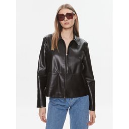 Calvin Klein Яке от имитация на кожа K20K206311 Черен Relaxed Fit