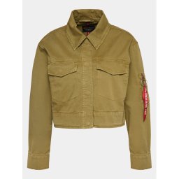 Alpha Industries Преходно яке Deck 136017 Зелен Oversize