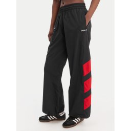 adidas Долнище анцуг Blocked Washed KE5037 Сив Loose Fit
