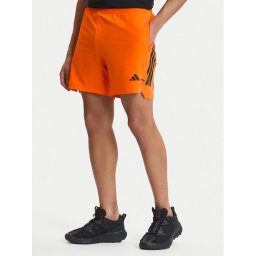 adidas Спортни шорти D4T PrimeLift 3 Stripes KA1197 Оранжев Regular Fit