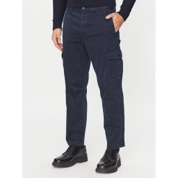 Boss Текстилни панталони Sisla-5-Cargo 50501614 Тъмносин Regular Fit