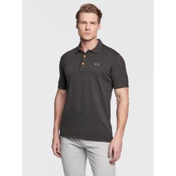 Replay Тениска с яка и копчета M3070A.000.22696M Сив Regular Fit