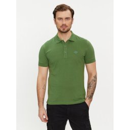Replay Тениска с яка и копчета M6548.000.23070 Зелен Regular Fit