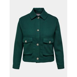 ONLY Carmakoma Преходно яке Emily 15307484 Зелен Regular Fit