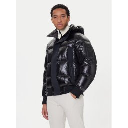 BOSS Пухено яке Hysolite 50544323 Черен Regular Fit