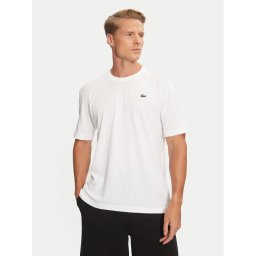 Lacoste Тишърт TH7618 Бял Regular Fit