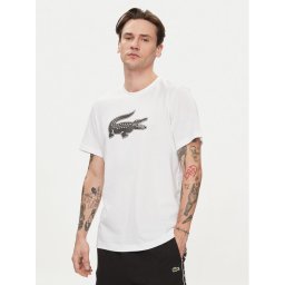 Lacoste Тишърт TH2042 Бял Regular Fit