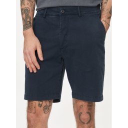 Pepe Jeans Шорти от плат Regular Chino Short PM801092 Тъмносин Regular Fit