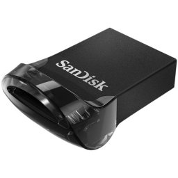 SANDISK Ultra Fit 256GB, USB 3.1 - Small Form Factor Plug & Stay Hi-Speed U