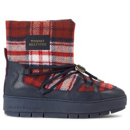 Апрески Tommy Hilfiger Tartan Snowboot FW0FW07612 Син