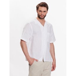 Calvin Klein Риза K10K109521 Бял Regular Fit