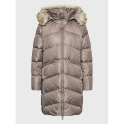 Calvin Klein Curve Пухено яке Essential K20K205144 Кафяв Regular Fit