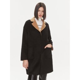 Liu Jo Вълнено палто MF3241 T3505 Цветен Relaxed Fit