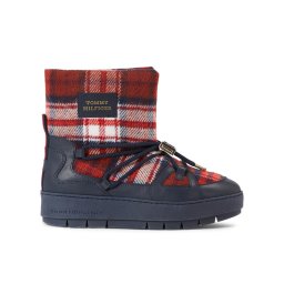 Tommy Hilfiger Апрески Tartan Snowboot FW0FW07612 Син