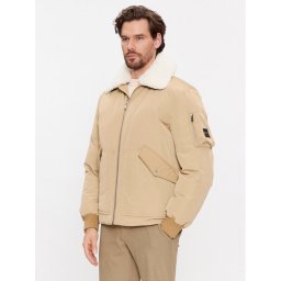 Boss Преходно яке Calliano 50498199 Бежов Regular Fit