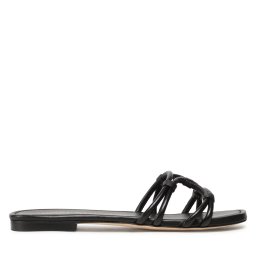 Чехли Stuart Weitzman Wovenknotslidesandal SA616 Черен