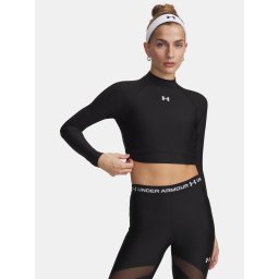 Тениска Under Armour HeatGear Crop Mock с дълга прическа