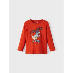 NAME IT Блуза 13205201 Червен Regular Fit