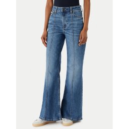 Guess Jeans Дънки W6RA0R D6334 Син Wide Leg