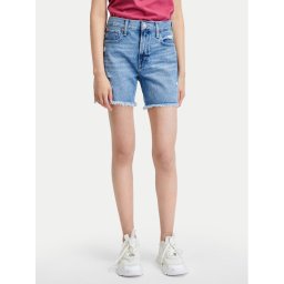 Gap Дънкови шорти 404650-00 Син Loose Fit