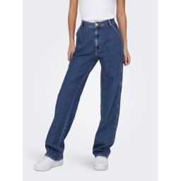 ONLY Дънки 15271792 Син Straight Fit