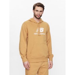 New Balance Суитшърт MT31537 Оранжев Relaxed Fit