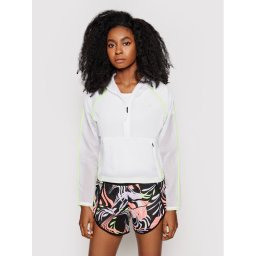 New Balance Суитшърт от техническо трико WJ01268 Бял Relaxed Fit